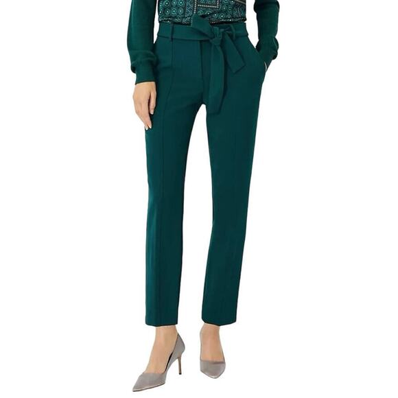 The Tie Waist Ankle Pant in Crepe Size 2 Retails 109$ - Picture 1 of 6